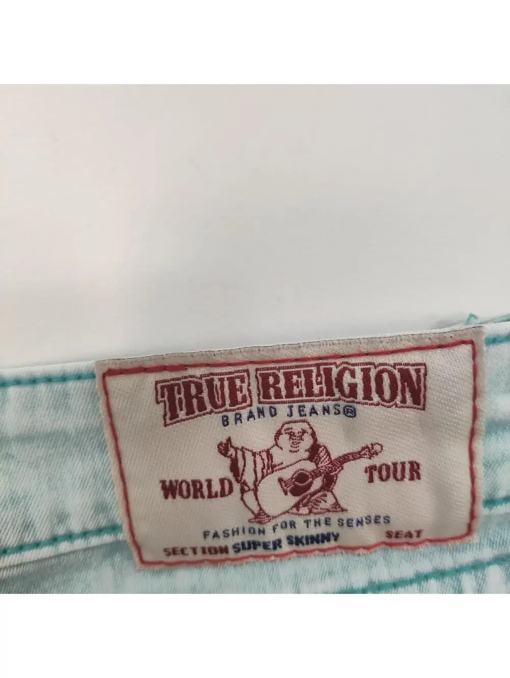 True Religion Super Skinny Jeans Size 29 Light Acid Wash - Picture 3 of 9
